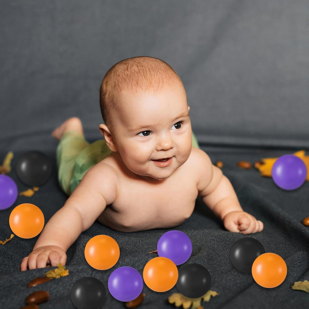 Shappy 180 Pcs Soft Plastic Balls for Toddlers, Crush Proof Ocean Balls Reusable for Photo Booth