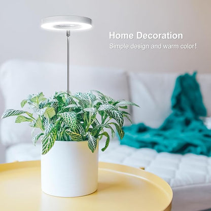 LORDEM Grow Light, Full Spectrum LED Plant Light for Indoor Plants, Height Adjustable Growing Lamp