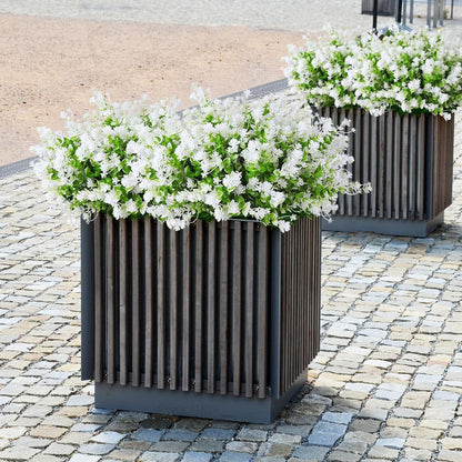 Artificial Flowers for Outside Artificial Faux Plants Flowers Outdoor Spring Decoration, Fake