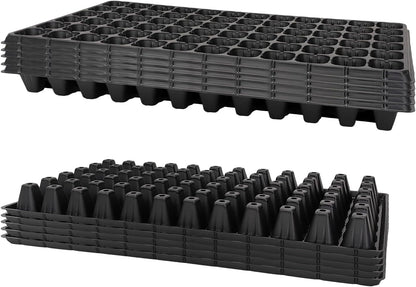 72 Cell Seed Trays, Thick Durable 72 Cell Plug Tray Seedling Plastic Nursery Tray for 1020 Flat