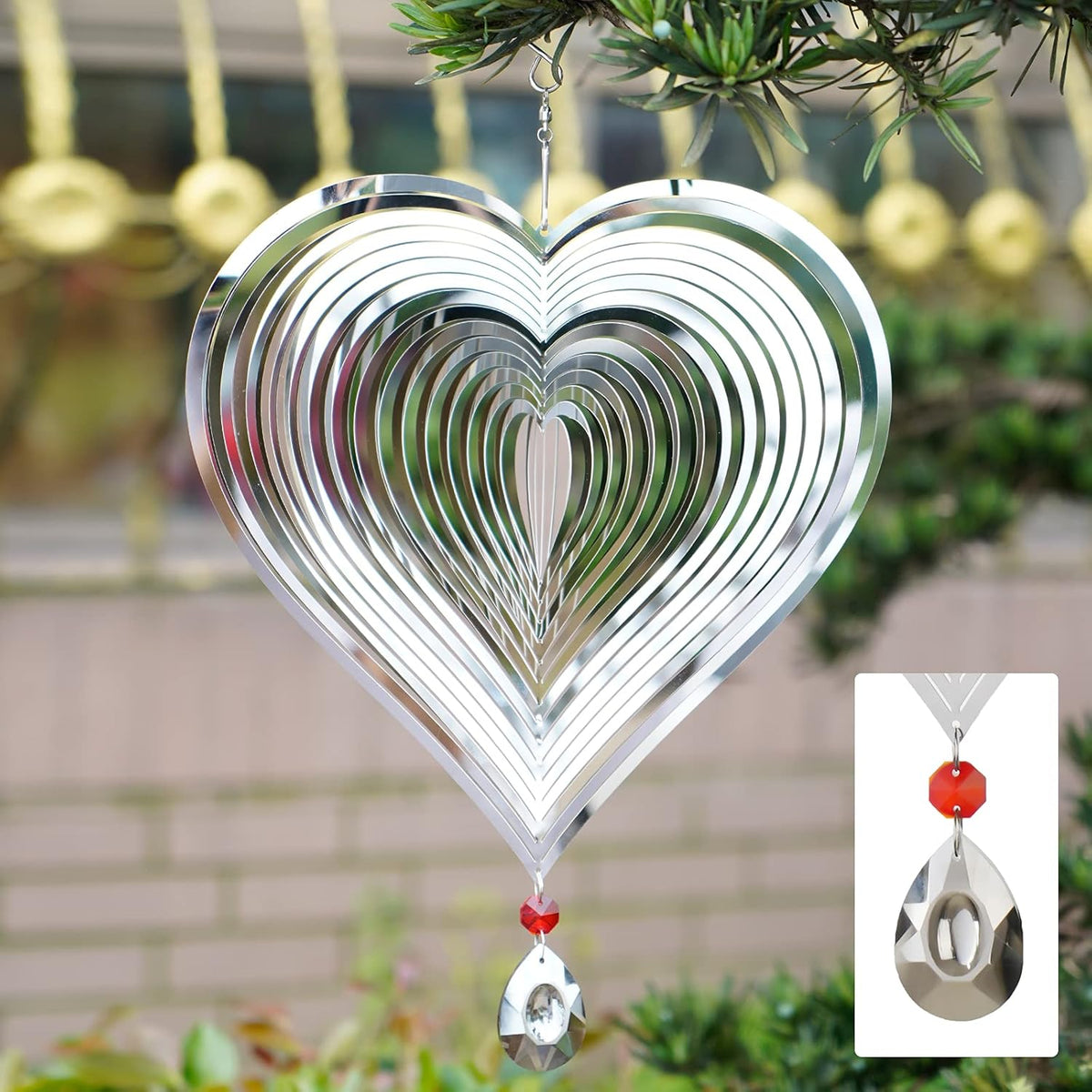 Wind Spinner, Hanging Wind Sculptures,Wind Spinners for Yard and Garden Decor,Yard Decorations
