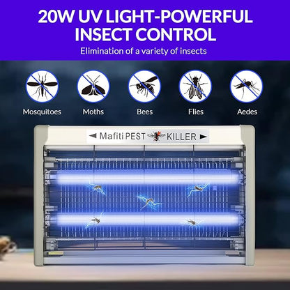 mafiti Bug Zapper Fly Traps Indoor Hanging Electric Mosquito Killer 3500V Gnats Fruit Trap for Home