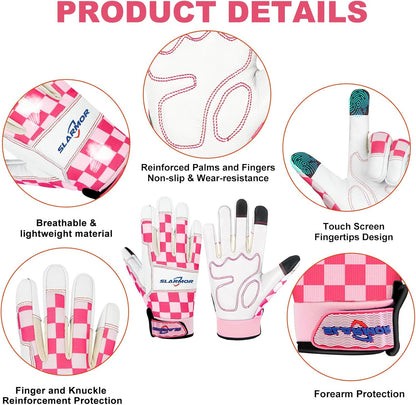 Leather-Gardening-Gloves for Women,Thorn-Proof Work-Gloves for Weeding,Digging,Planting,Pruning