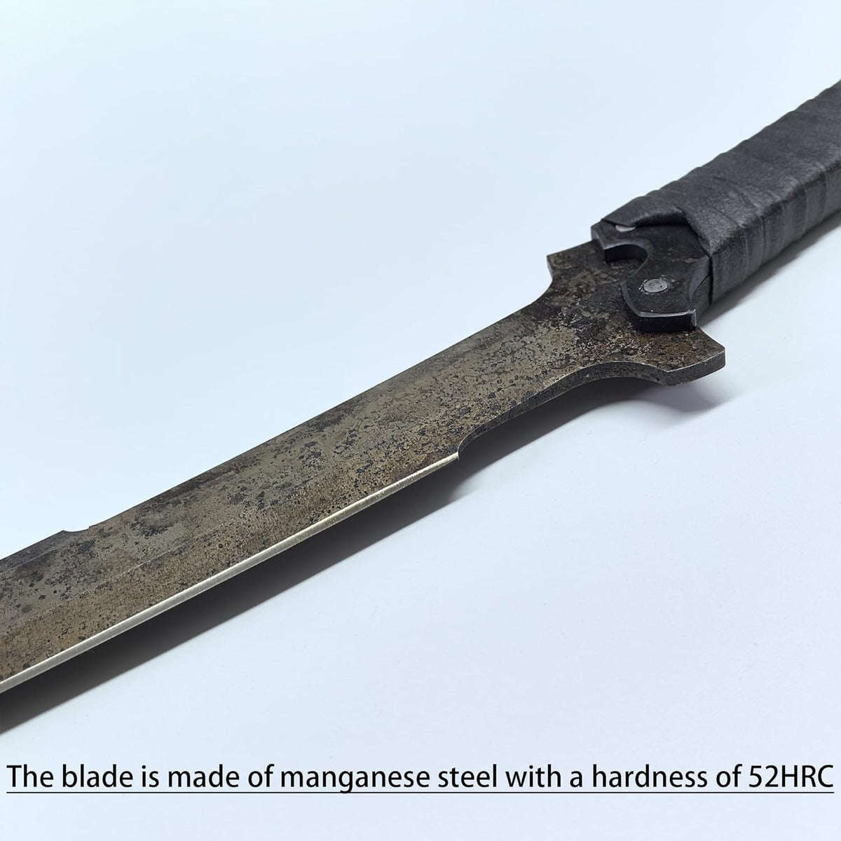 SV Handmade cast Manganese Steel Chopping Blade Sword, Full Tang, Outdoor, Hunting, Camping