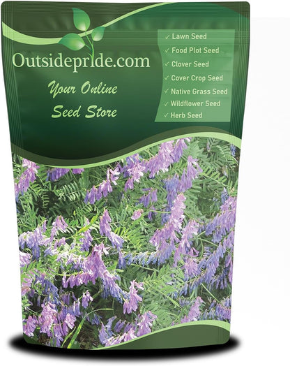Outsidepride Hairy Vetch Cover Crop Seeds - 1 Lb Cold Tolerant, Winter Hardy - Ideal for Soil