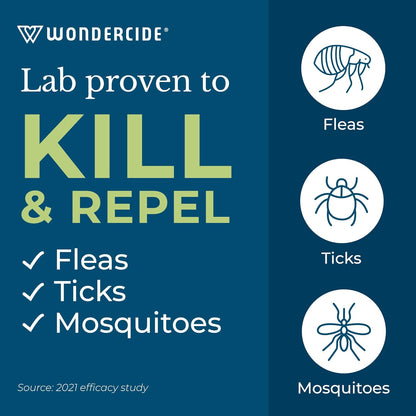 Wondercide - Flea, Tick & Mosquito Spray for Dogs, Cats, and Home - Flea and Tick Killer, Control
