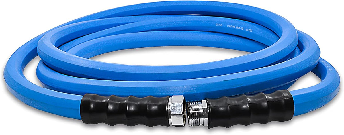 BluSeal Hot/Cold Water Rubber Garden Hose, 100% Rubber, Ultra-Light, Super Strong, 500 PSI, 50F to