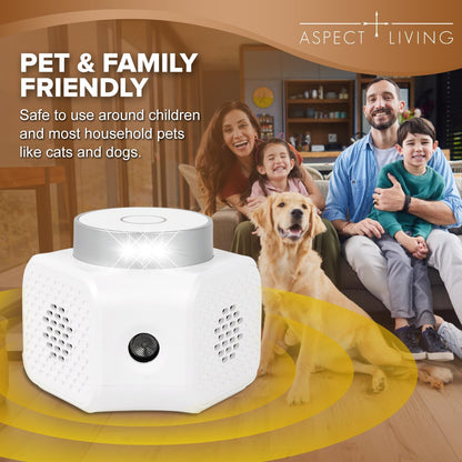 Ultrasonic Pest Repeller Plug in – White 4 Modes Rodent Repellent for Mice, Rats, Squirrels, Bats