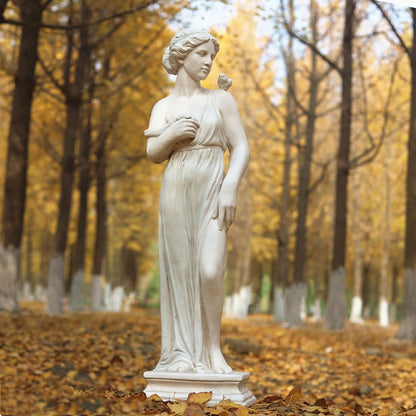 Outdoor Garden Statue Nymph Sculpture Goddess of Greek Mythology Roman Style Outdoor Patio Yard