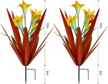 Homight Metal Agave Plant Outdoor Decoration Lily Mexican Yard Art Garden Gift Home Decor Hand