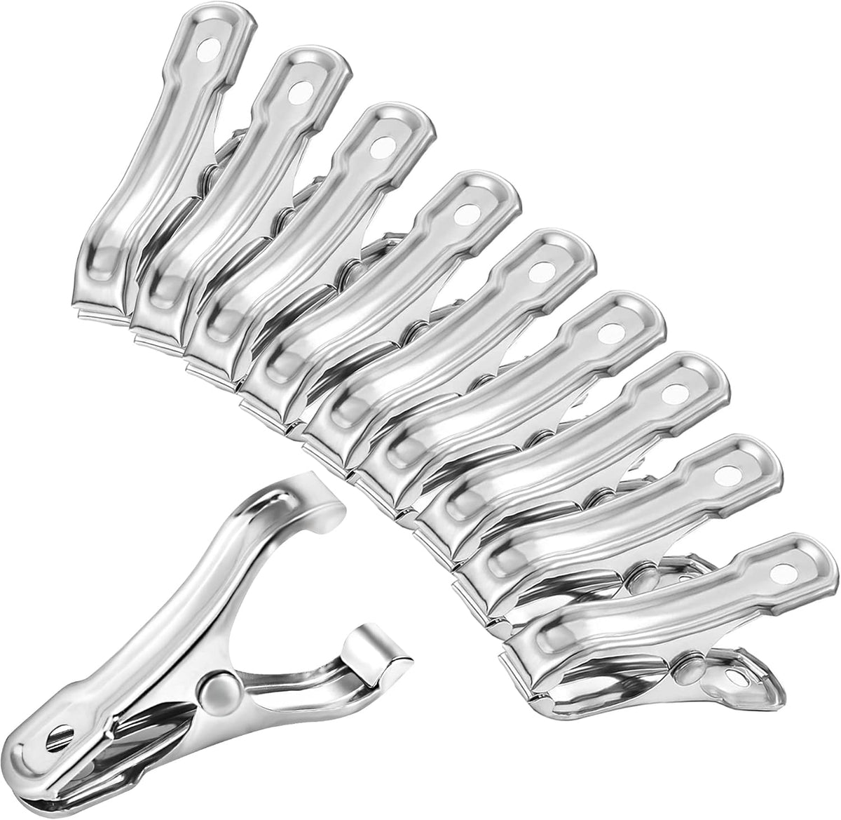 40 Pack Garden Clips, Greenhouse Clips for Netting, Garden Clamps Made of Stainless Steel, Have a