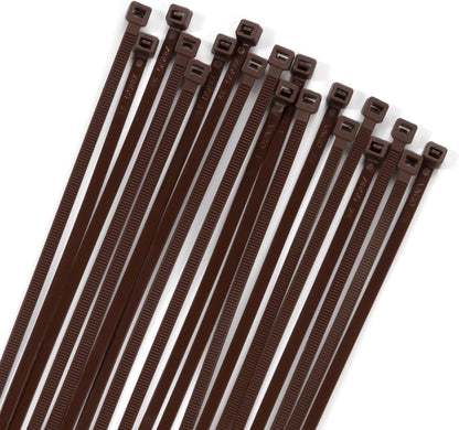 XINGO 100PCS Cable Zip Ties Heavy Duty, Premium Nylon Plastic Wire Ties with 50 Pounds Tensile
