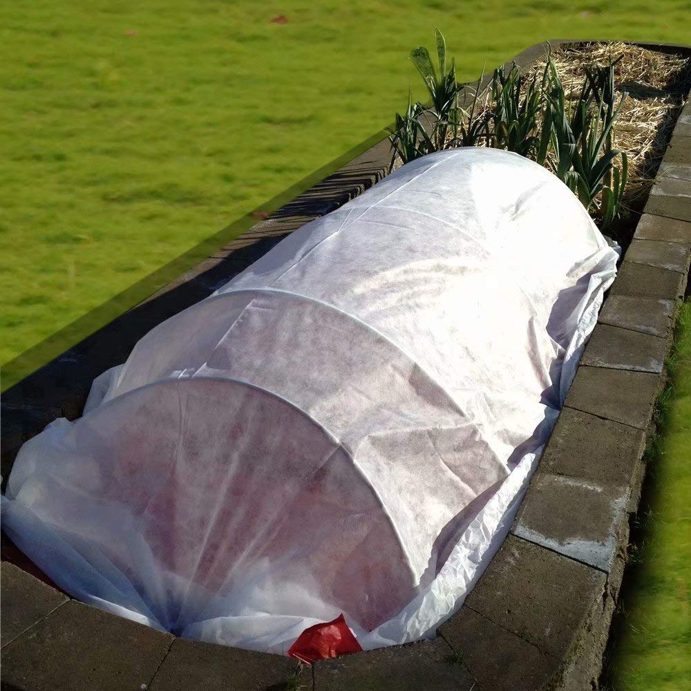 Agfabric Plant Covers Freeze Protection Floating Row Covers 10'x25' 0.55oz Plant Covers Freeze