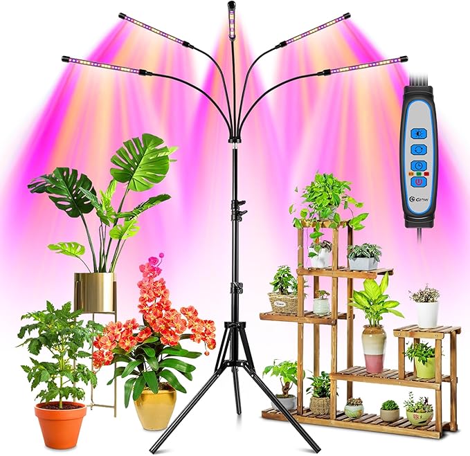 Wolezek Grow Lights for Indoor Plants, 100 LEDs Full Spectrum Plant Lights for Indoor Growing with