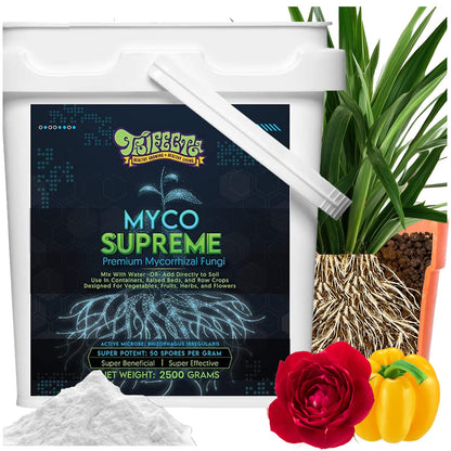 Mycorrhiza for Soil, Root Stimulator for Plants, Ultra Concentrated Mycorrhizae for Plants Strong