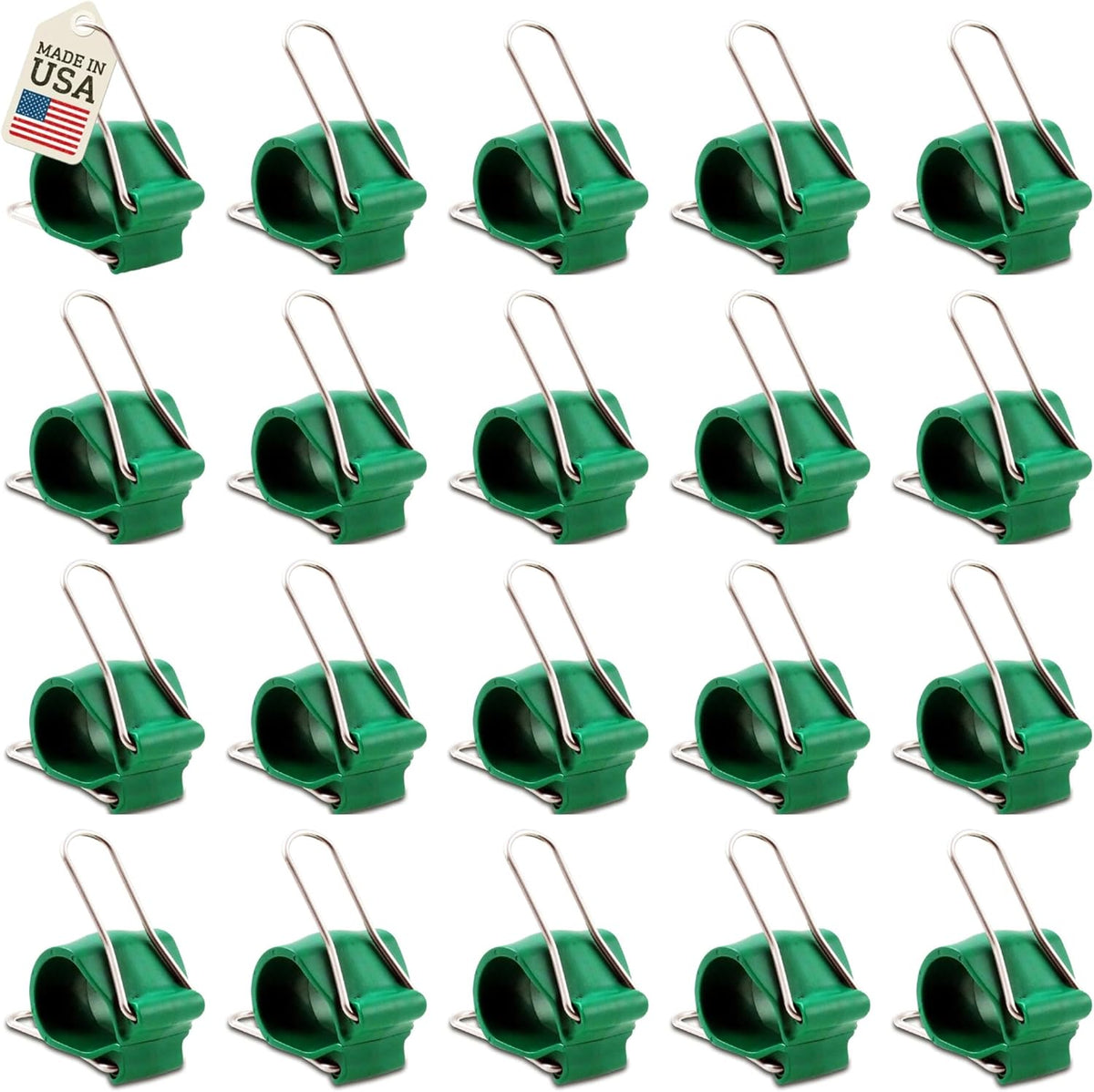 Reusable Greenhouse Clips Made in USA – Orchid Clips, Plant Support Clips & Cord Clips