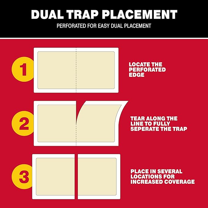 Catchmaster Brown Recluse Spider Giant Glue Boards 6Pk, Adhesive Bug Catcher, Insect, Scorpion