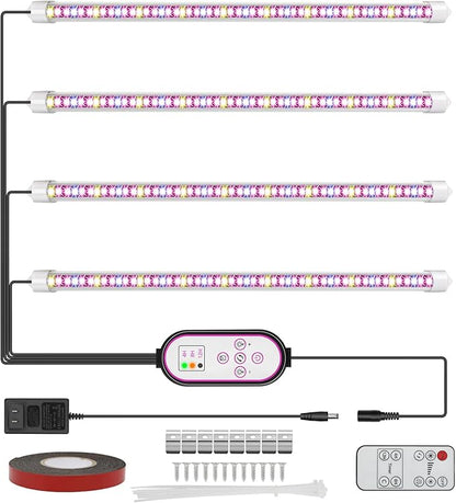 Plant Grow Lights Strip for Indoor Plants Full Spectrum,216 LEDs Plant Lights Bar for Indoor