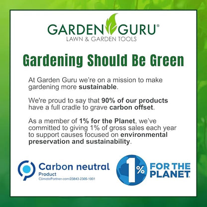 Garden Guru Super Strong Titanium Garden Scoop Trowel Shovel Transplanter - Rust Resistant