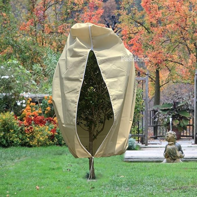 Plant Covers Freeze Protection 2.8oz 2 Packs 70"x60" Winter Tree Covers Frost Blankets for Outdoor