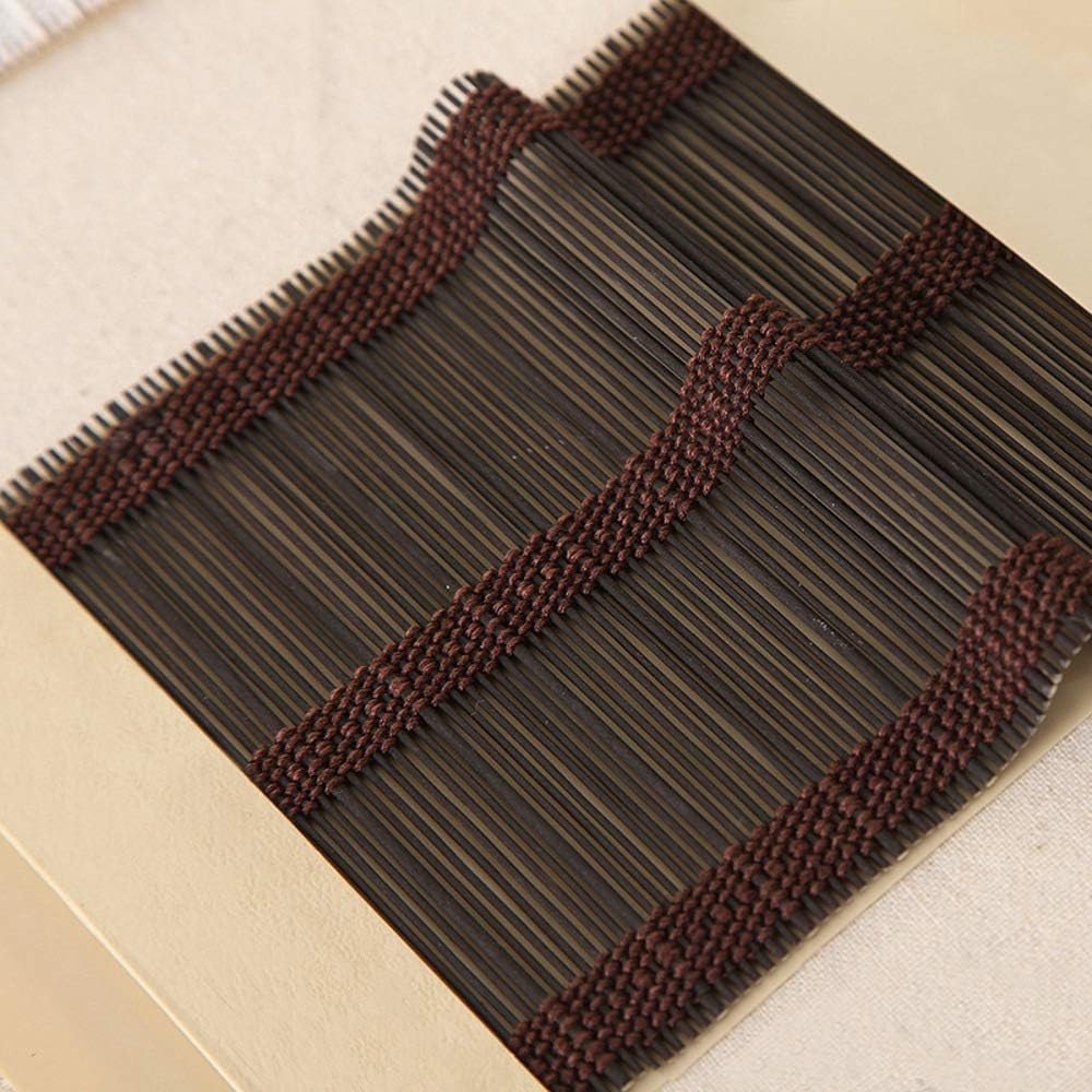 LETAU Wood Window Roman Shades, Bamboo Light Filtering Window Blinds for Indoor Home, Office