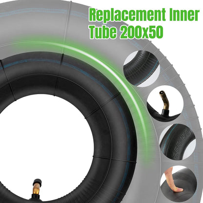 200x50" Inner Tubes, 2 Pack Heavy Duty Replacement Electric Scooter Tire Inner Tube Compatible with
