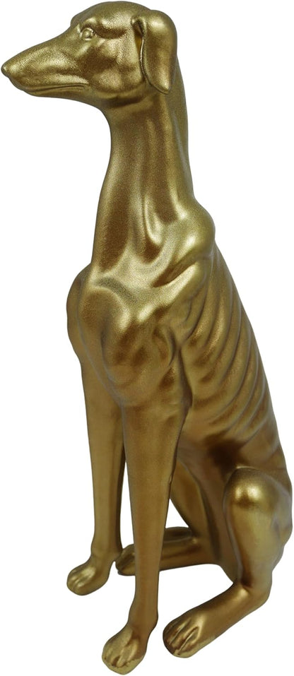 Exquisite Greyhound Sculpture, Unique Resin Dog Statue for Home Decor, Coffee Table, Entryway