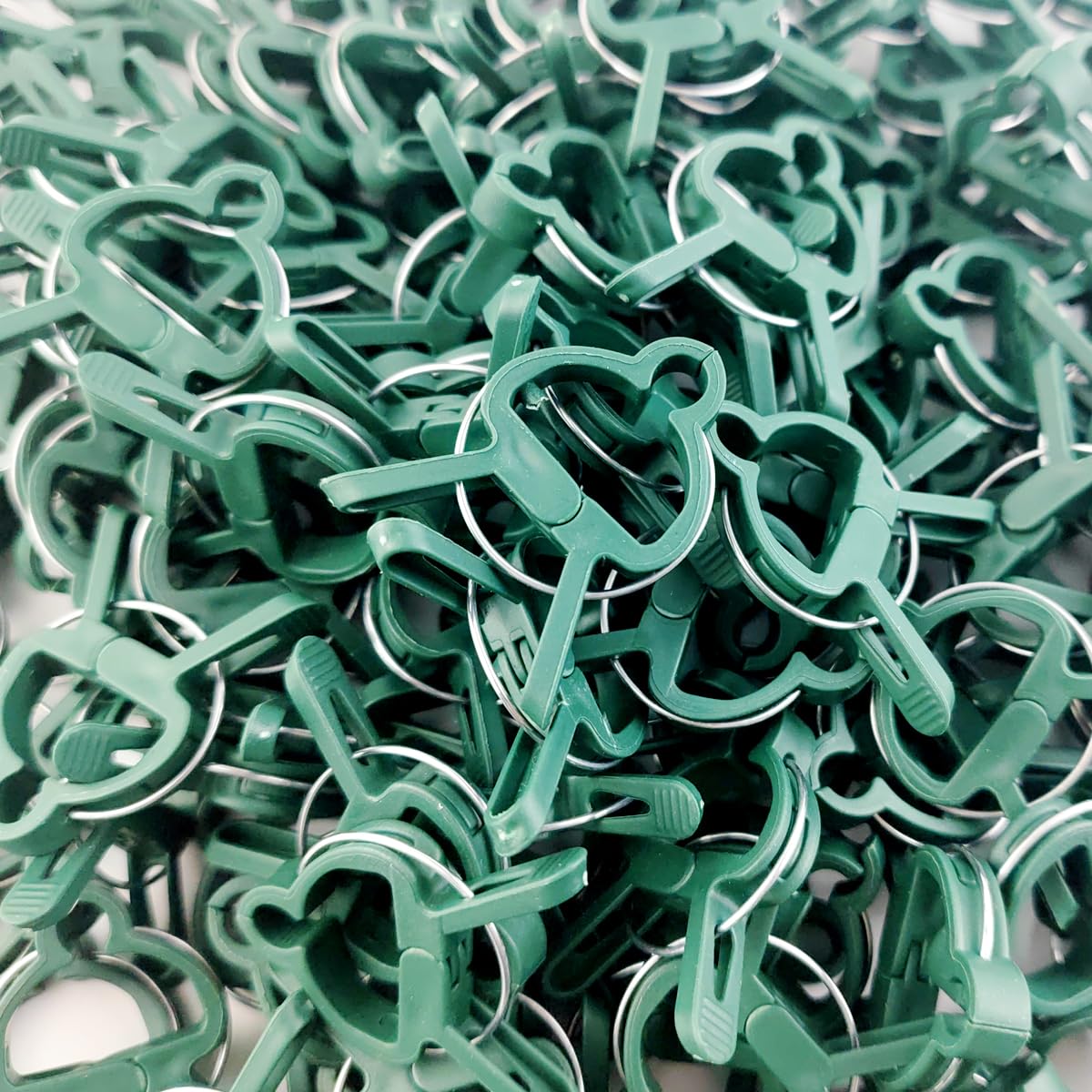 GXXMEI 80PCS Plant Clips 2 Sizes Adjusting Reusable Garden Plant Supports Clips for Supporting