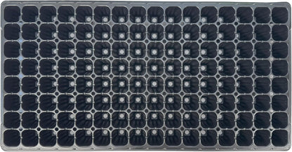 128 Cell Seedling Plastic Nursery Trays, 10 Pack, Thick Durable Germination Plug Trays, 1280 Cells