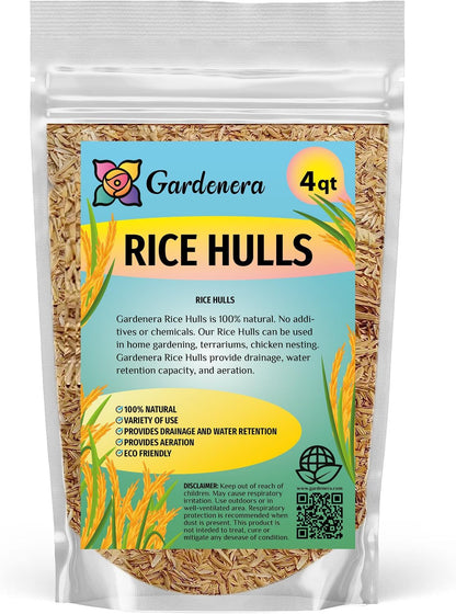 Boost Your Garden's Sustainability with Gardenera Horticultural Grade Rice Hulls - Enhance Soil