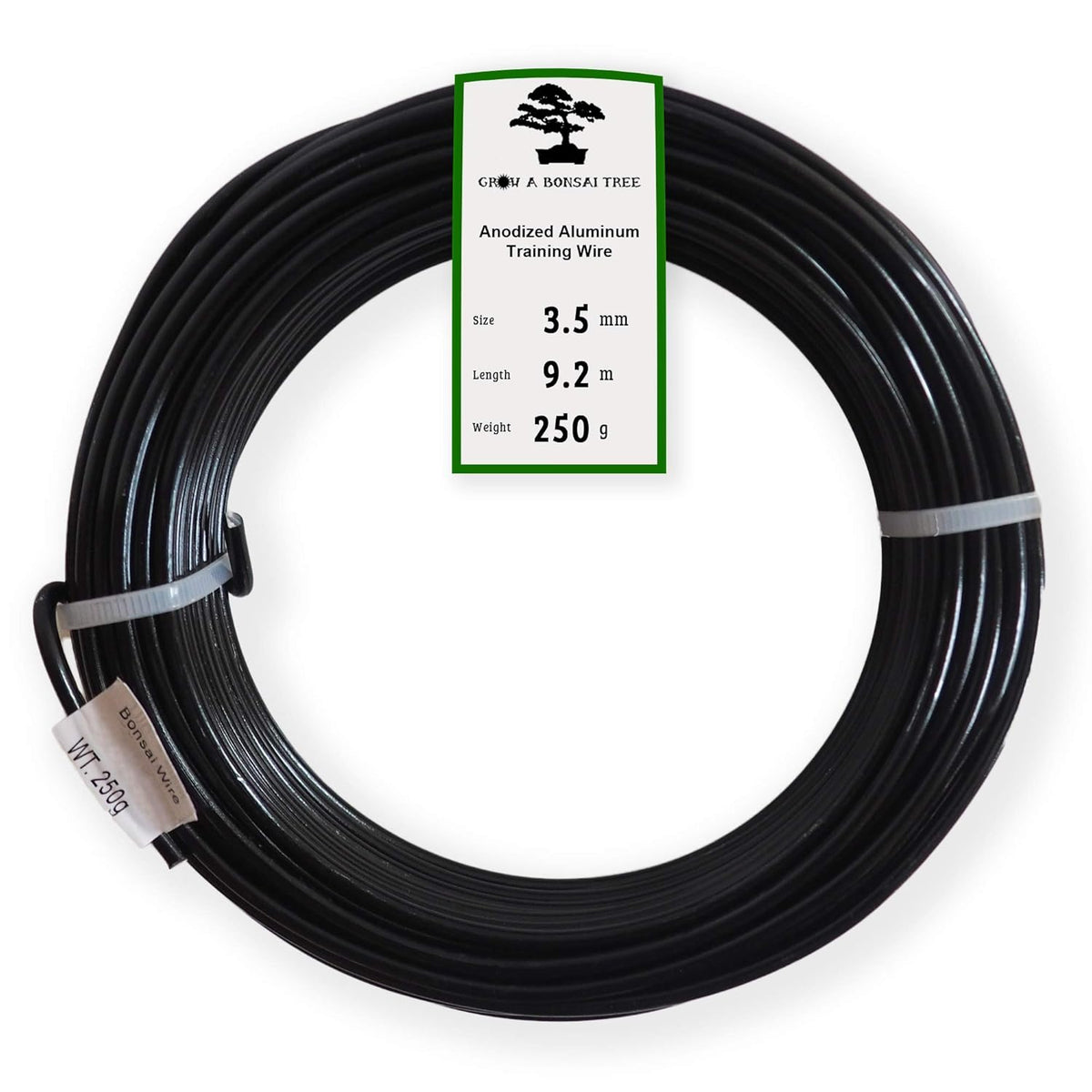 Anodized Aluminum 3.5mm Bonsai Training Wire 250g Large Roll (30 feet) - Choose Your Size and Color