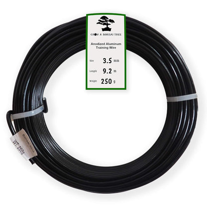 Anodized Aluminum 3.5mm Bonsai Training Wire 250g Large Roll (30 feet) - Choose Your Size and Color