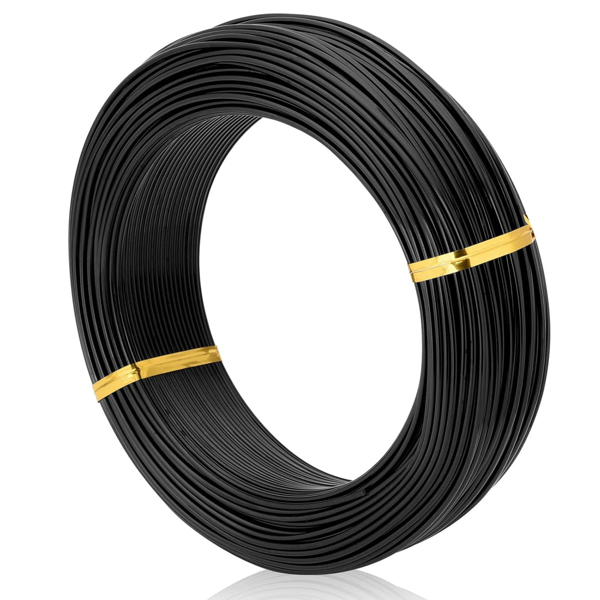 Black-1.5-Anodized Aluminum Bonsai Training Wire 250g Large Roll,Many Size to Choose,KSVZS Bendable