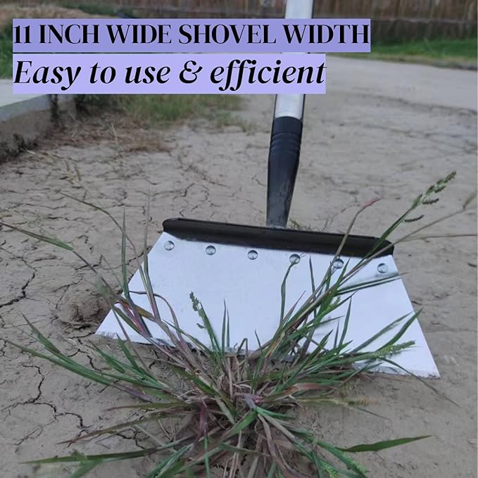 Multifunctional Garden Shovel – 54" Heavy Duty Stainless Steel Cleaning Tool with Adjustable Handle