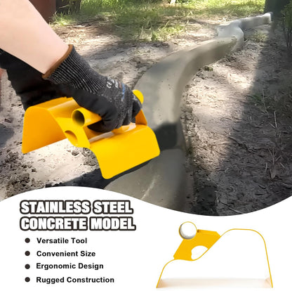 Concrete Curb Trowel Edger, Curb Tool for Concrete Edging, Concrete Curbing Trowel, Concrete Curb