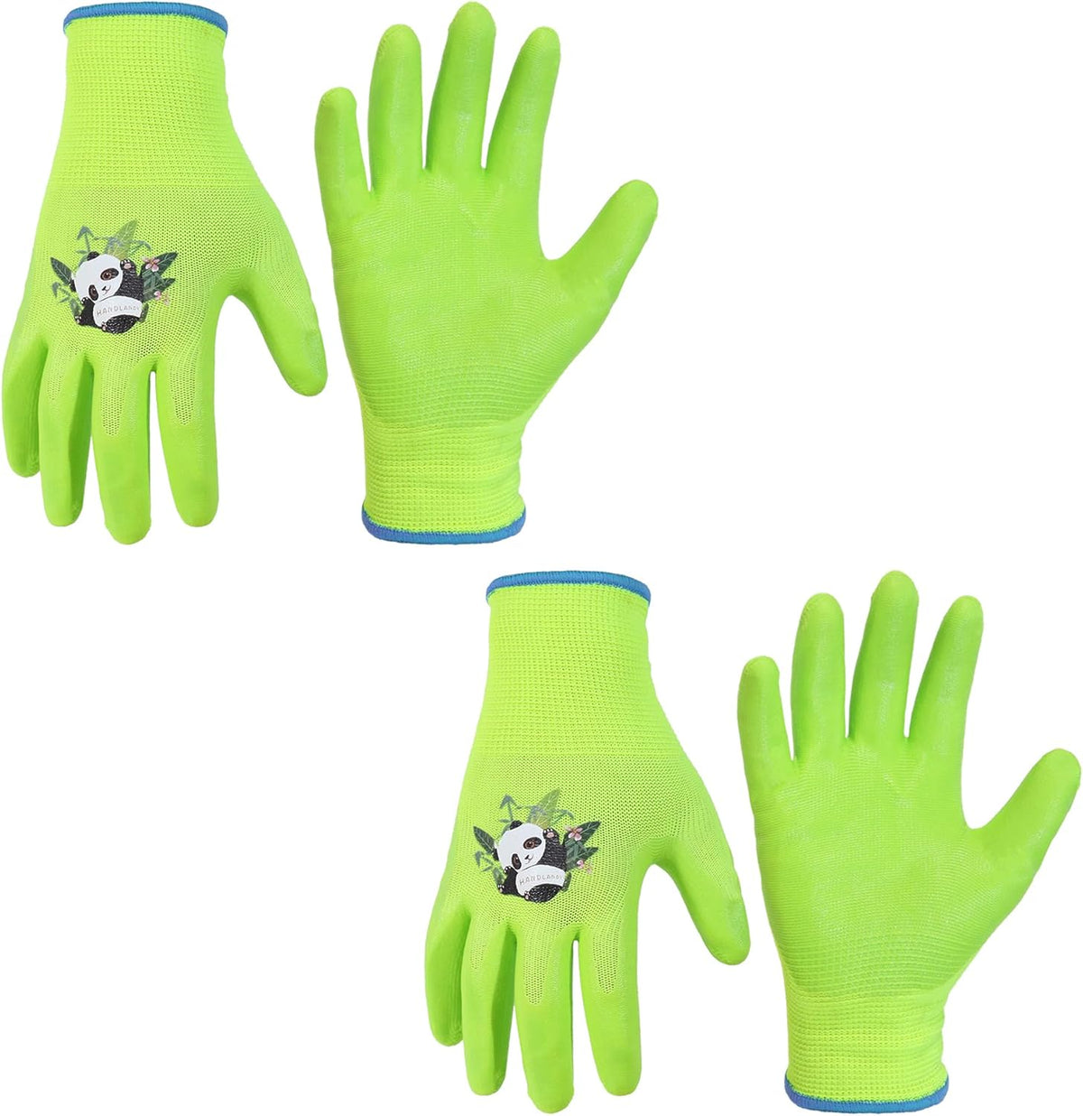 HANDLANDY 2 Pairs Kids Gardening Gloves, Toddler Children Garden Yard Work Outdoor Playing Gloves