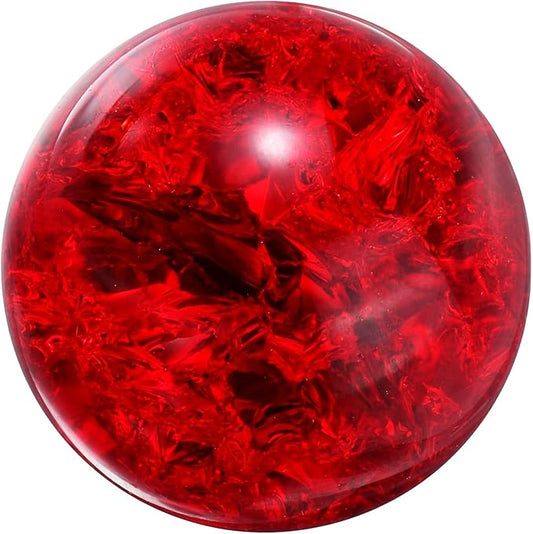 uxcell 30mm/1.2" Crystal Sphere Ball Ice Cracked Glass Solid Decorative Sphere Crystal Ball Prop