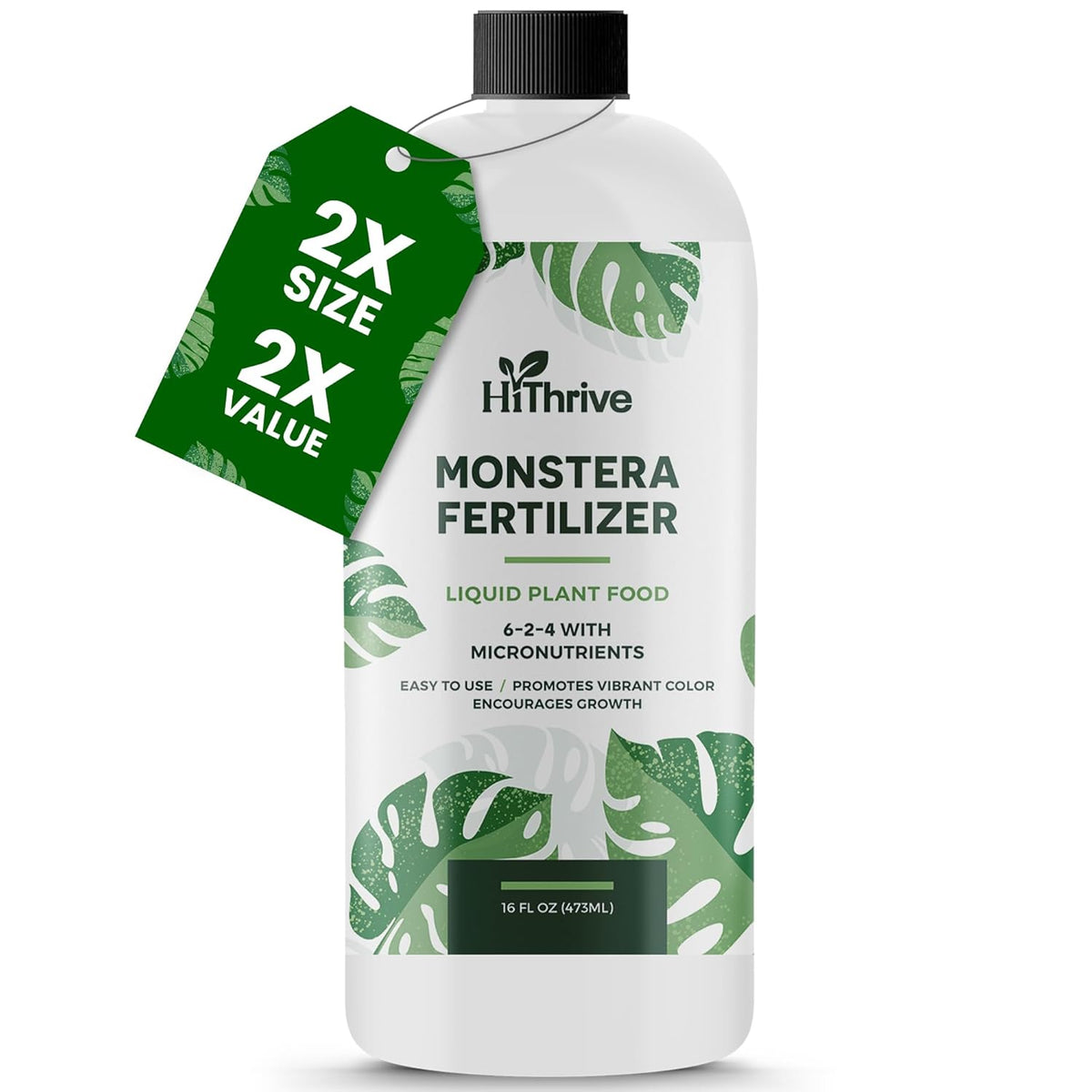 16oz Monstera Plant Food - Makes 96 Gallons of Monstera Fertilizer, Liquid Indoor Plant Fertilizer