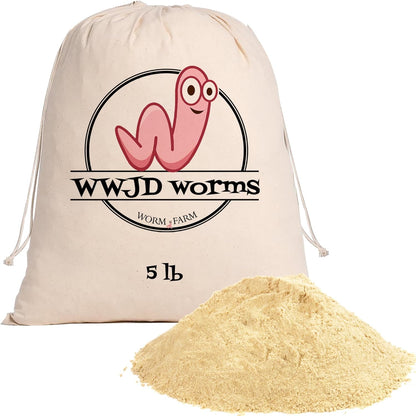 Food for Worms - Mineral-Rich Earthworm Chow, Boosts Composting Efficiency and Promotes Healthy