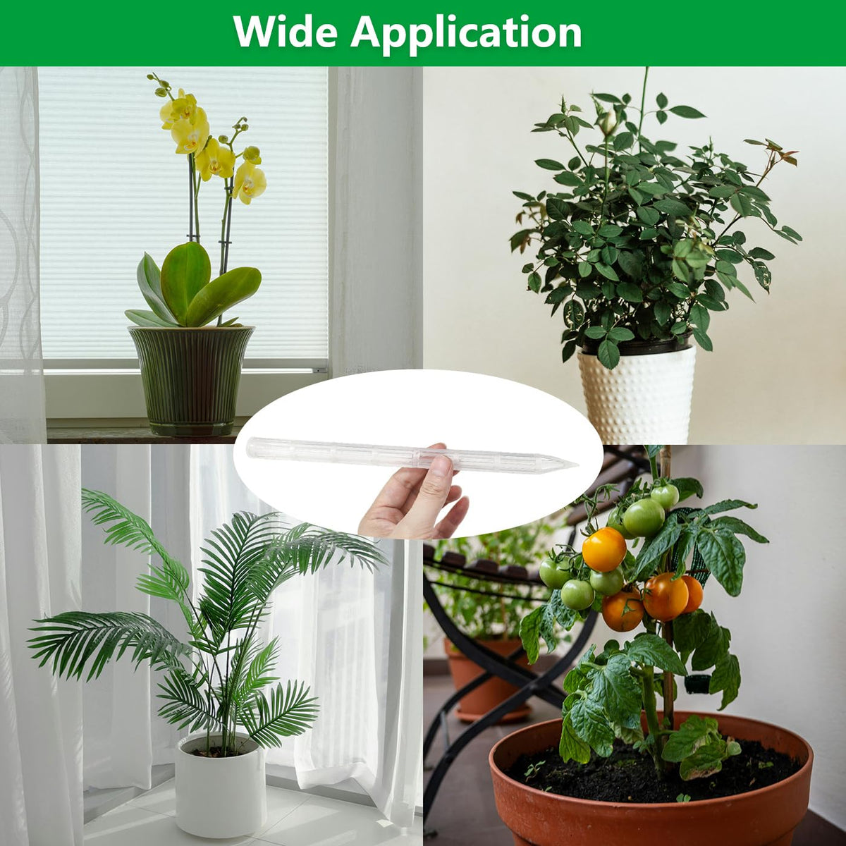 Belit 16 Pcs Plant Root Ventilation Stakes, Breathable Stake Beneficial for Root Respiration
