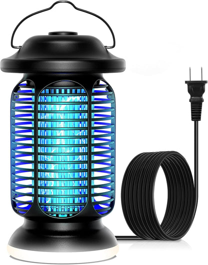 Bug Zapper Outdoor & Indoor, Upgraded 18W Exclusive Blue-Violet Light with 2W LED Lamp, 100%