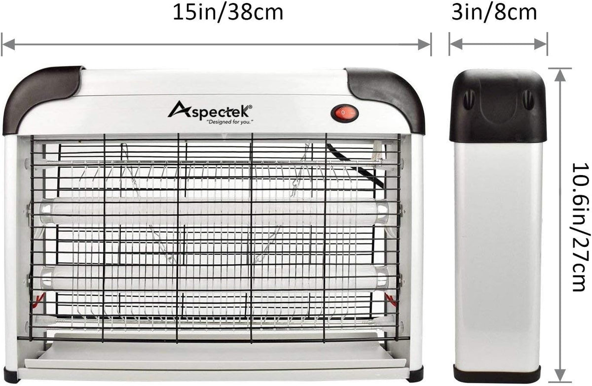 Aspectek 20W Electric Indoor Bug Zapper, Mosquito, Moth, Wasp, Insect Killer, Fly Zapper, Bug Lamp