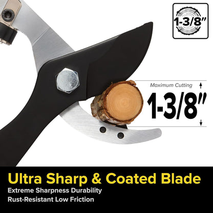 Jameson Professional 27" Bypass Lopper | 1-3/8" Cutting Capacity | Non-Stick Blade | Aircraft-Grade