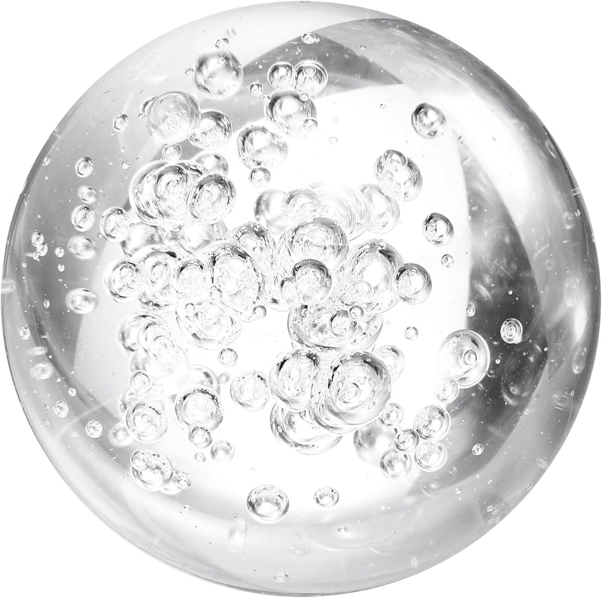 uxcell 60mm/2.4" Crystal Sphere Ball Bubble Glass Solid Decorative Sphere Crystal Ball Prop