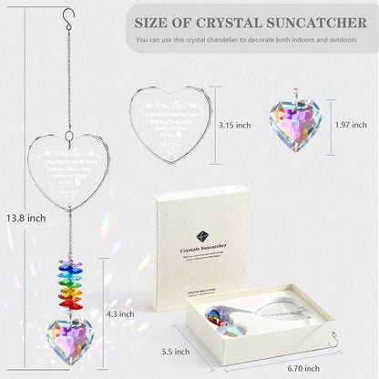 Sister Gifts, Crystal Suncatcher Gifts for Sister Birthday, Sisters Gifts from Sister, Unique Gifts