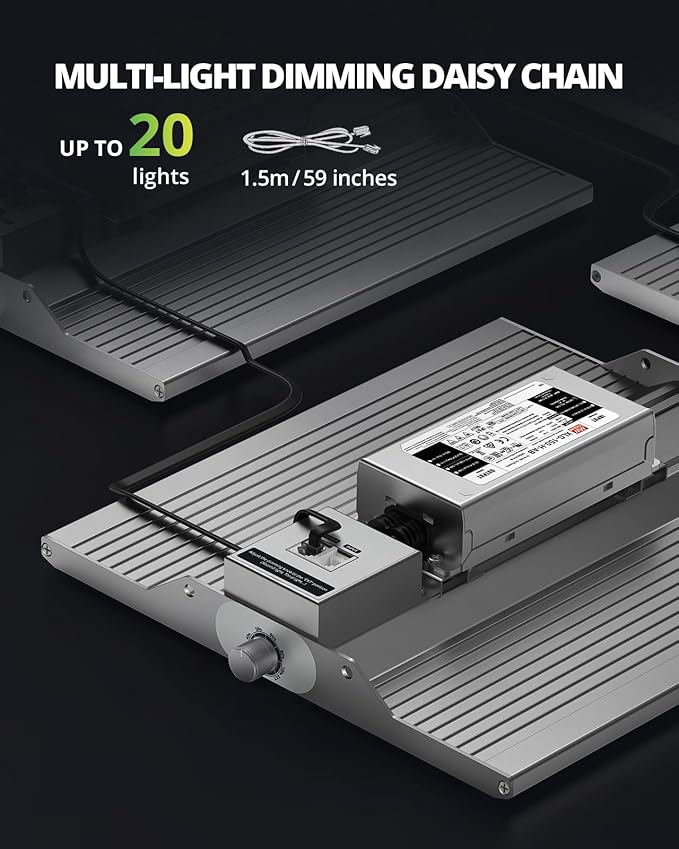 VIPARSPECTRA XS1000 Led Grow Light Compatible with Samsung LM301H High PPFD, Dimmable High