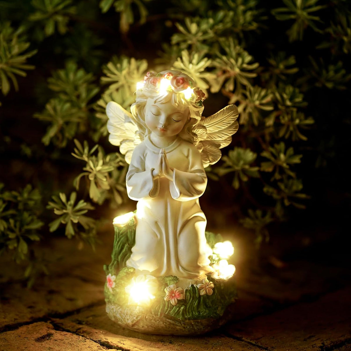 Angel Garden Decor Statue Solar Angel Decorations for Yard Outdoor Decorations for Patio Gift for
