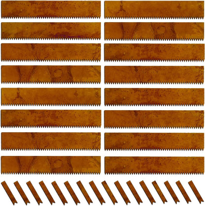 Cor-Ten Steel Landscape Edging with Rust Patina Finish, Pre-Rusted Cor-Ten Steel Landscape Edging
