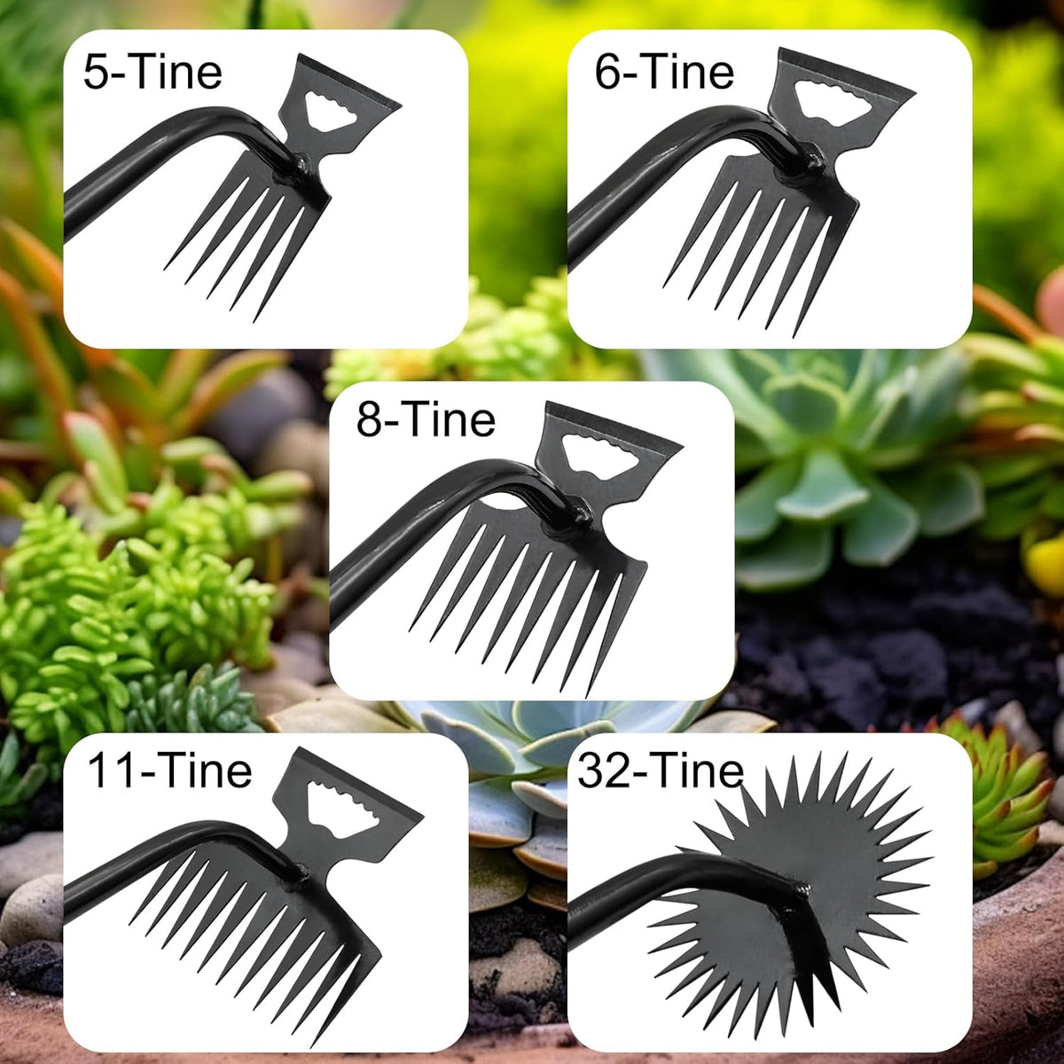 4 Pack Uprooting Weed Pulling Tools,Garden Hand Weeder Tools, Manual Multifunctional Weeders
