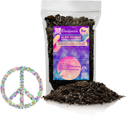 Gardenera Premium Organic #1 Potting Soil Mix - Ideal Nutrient Blend for Robust, High-Yield, and